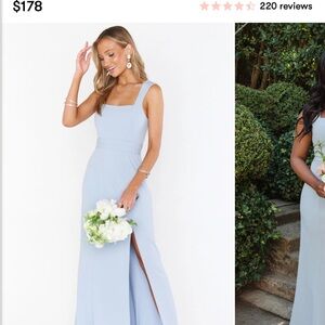 Show Me Your Mimi Blue Bridesmaids Dress